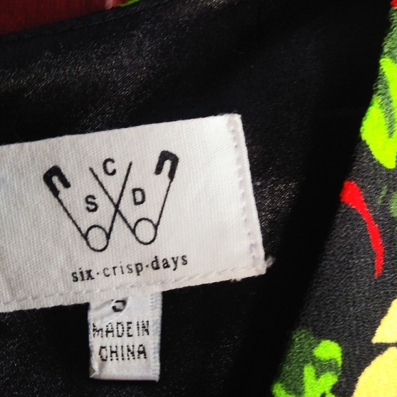 Six Crisp Days Peplum High Low Top Sz S - Picture 9 of 9